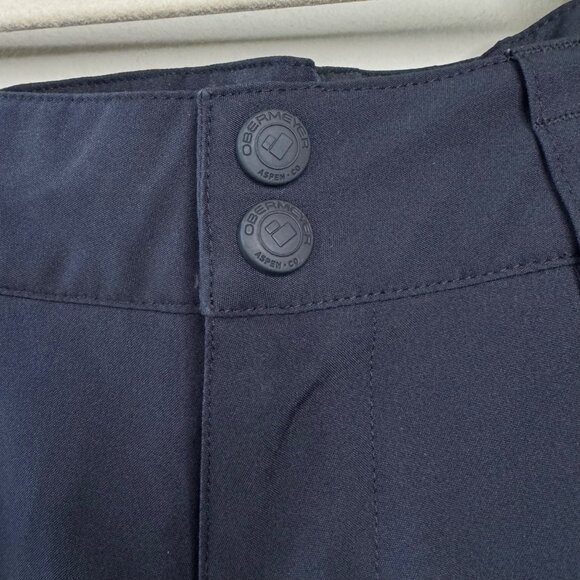 OBERMEYER Teen Enforcer Ski Pants Boys M 10-12 Medium Black Snowboarding Pant - Picture 5 of 13